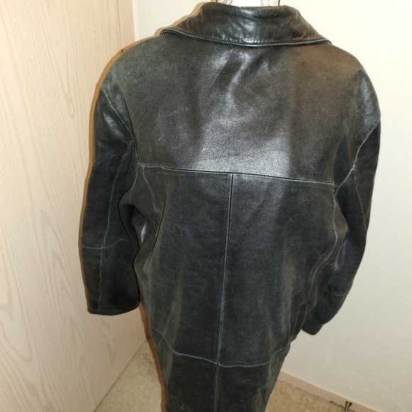 Pelle Studio Wilson's Black Leather jacket with 3m Thinsulate zip in lining. - Picture 3 of 16